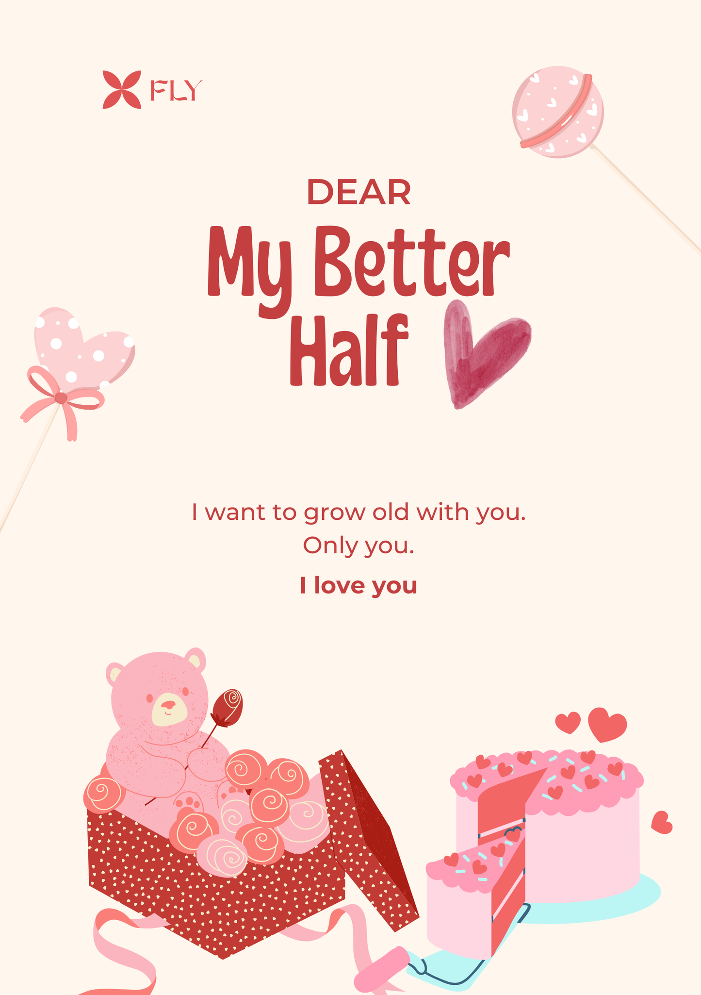 đ The "Better Half" Keepsake Card