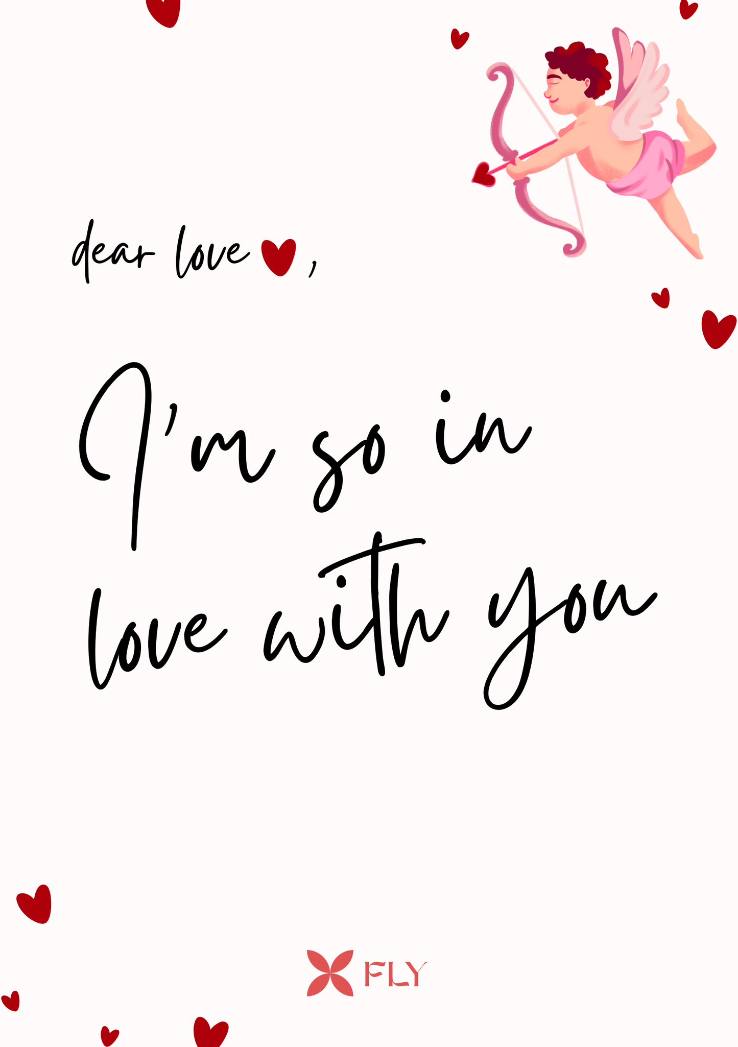 🏹 The "Cupid’s Arrow" Playful Card