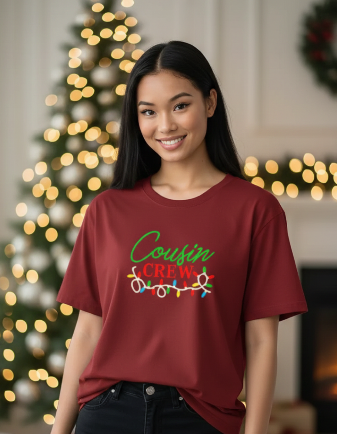 Essential Cousin Crew Unisex Red T-Shirt