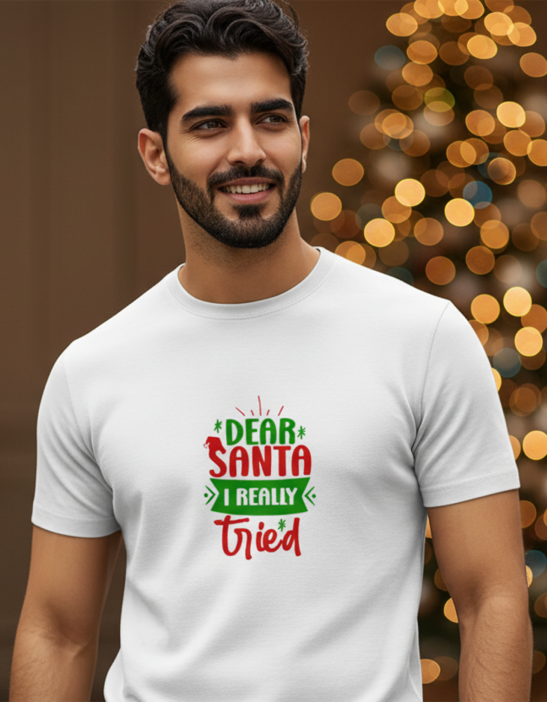 Essential DEAR SANTO I REALLY Tied Unisex T-Shirt