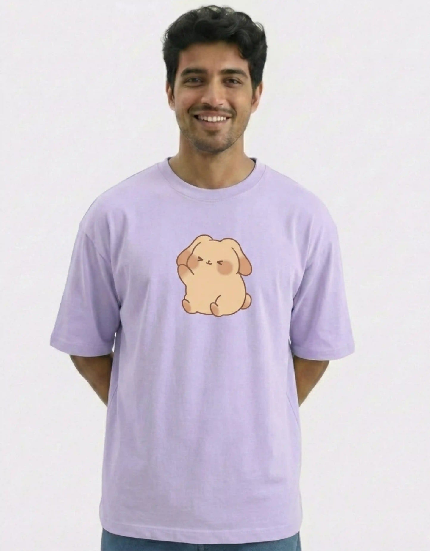 (COMBO) Happy Bunny & Shy Bunny – Valentine’s Couple Edition Classic Crew T-Shirt