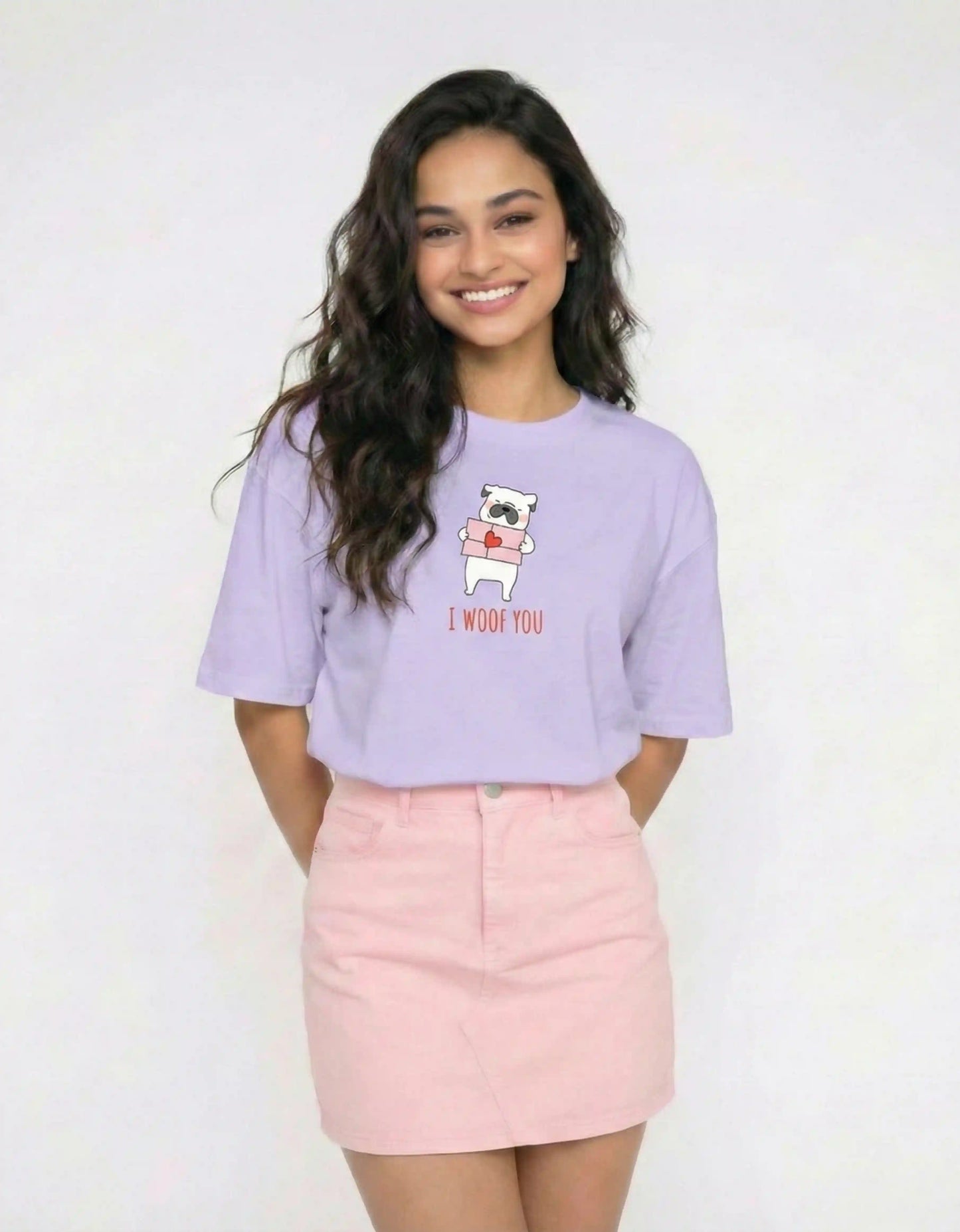 I Woof You – Valentine’s Edition Oversized T-Shirt