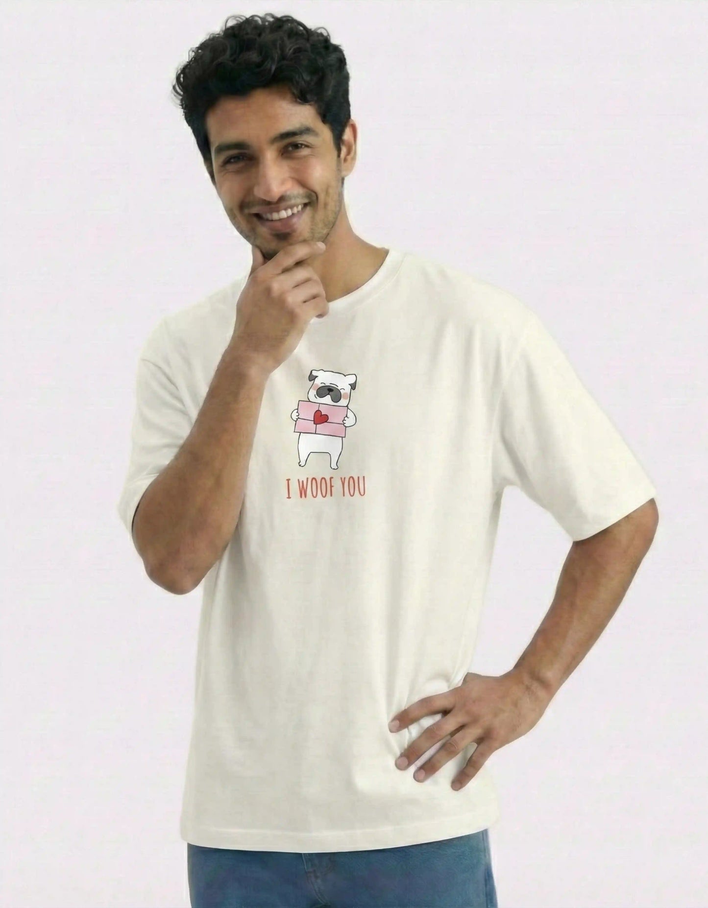 I Woof You – Valentine’s Edition Oversized T-Shirt
