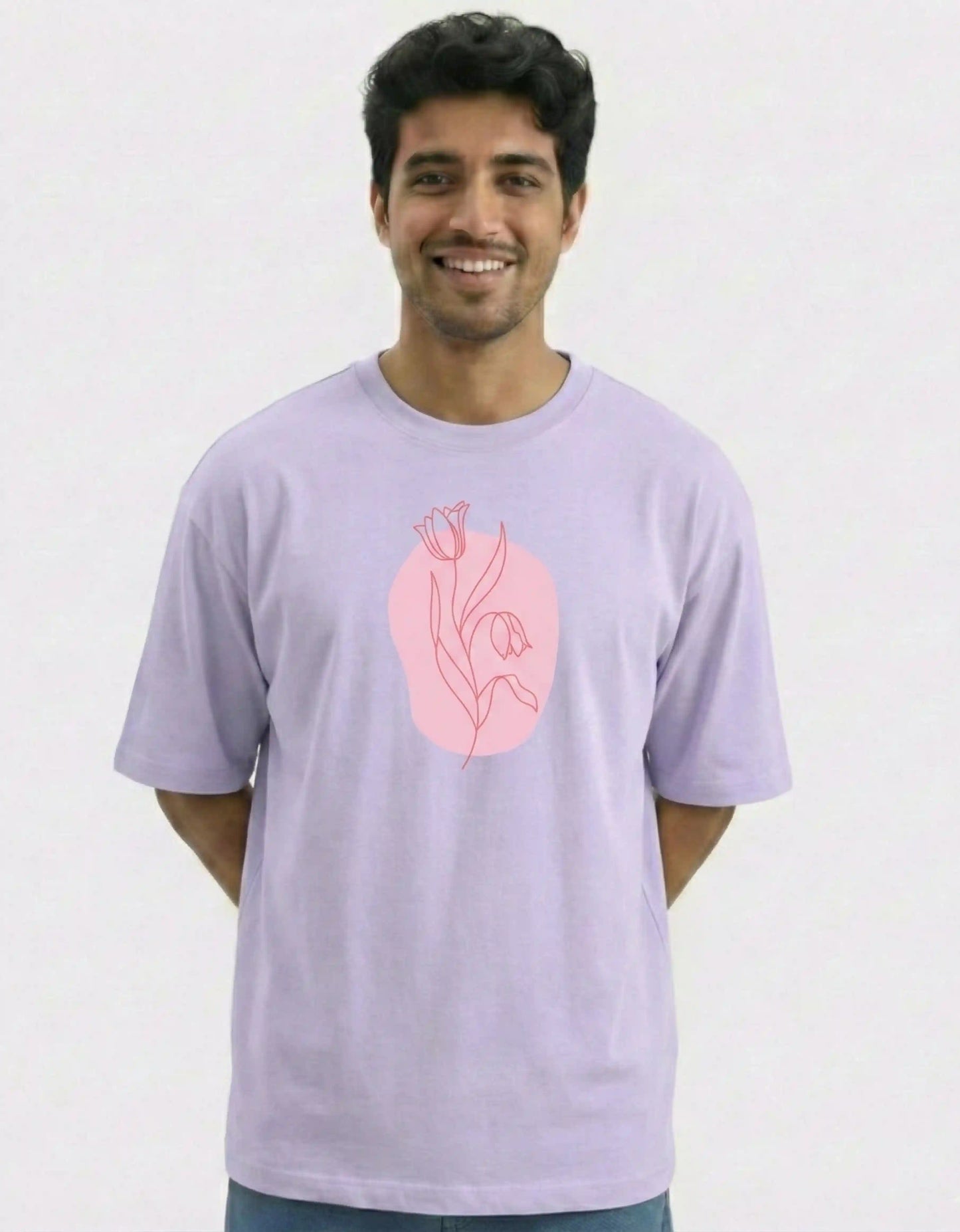 Soft Petals – Valentine’s Edition Oversized T-Shirt