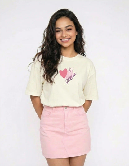 Love Scribble – Valentine’s Edition Oversized T-Shirt