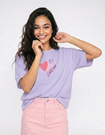 Love Scribble – Valentine’s Edition Oversized T-Shirt