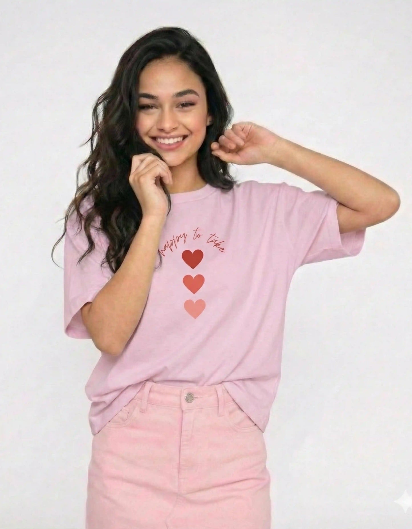 (COMBO) Happy to Take & Taken – Valentine’s Couple Edition Classic Crew T-Shirt