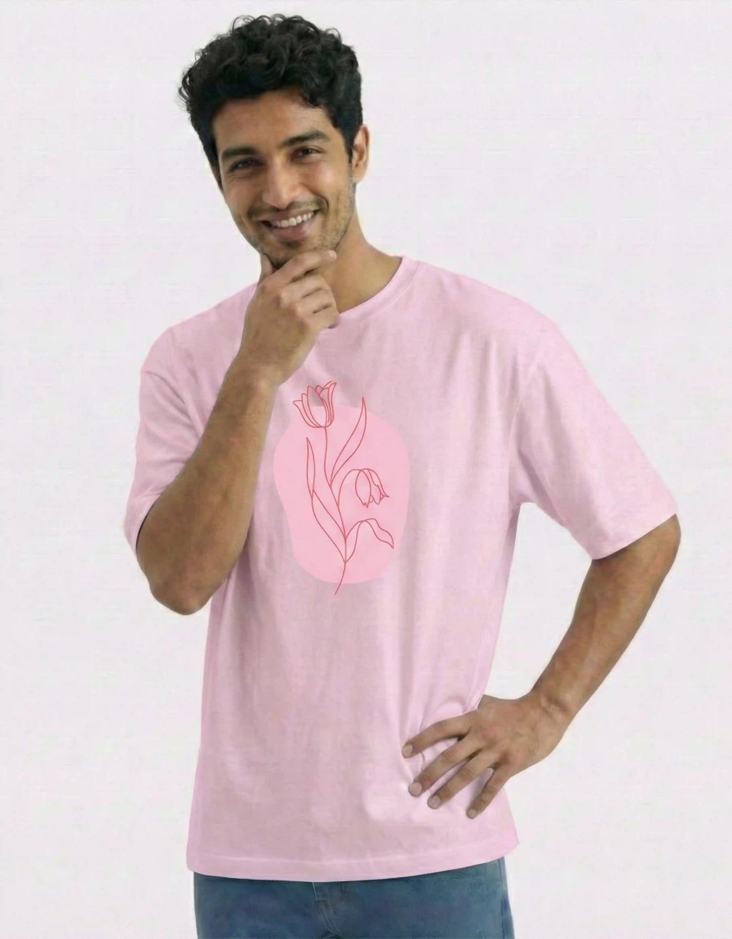 Soft Petals – Valentine’s Edition Oversized T-Shirt