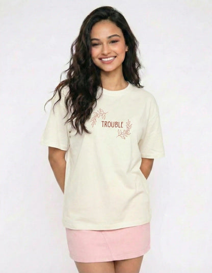 (COMBO) She is Trouble & Trouble Follows - Valentine’s Couple Edition Classic Crew T-Shirt