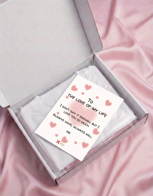 💖 The "Always & Forever" Heart-Frame Card