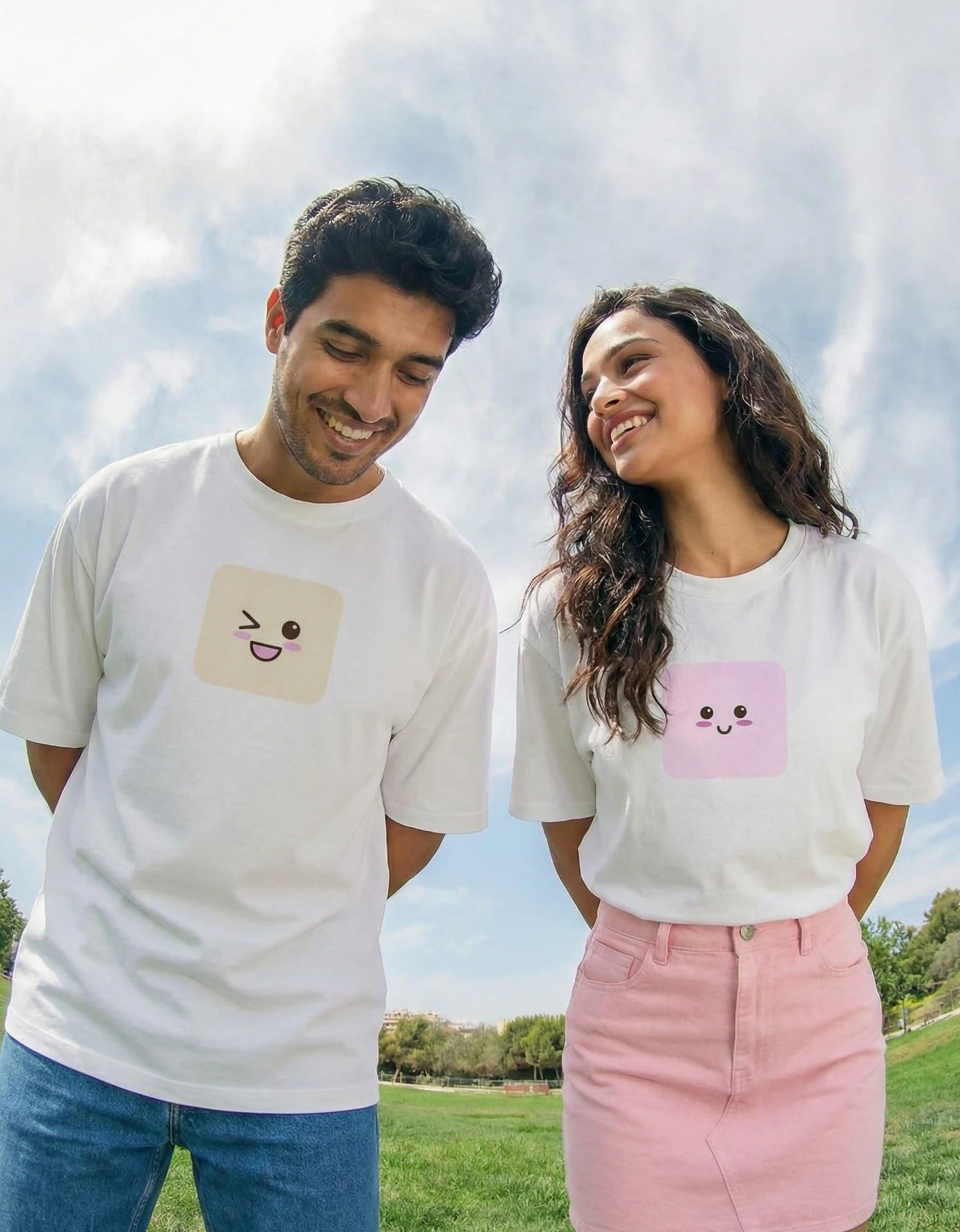Cute Smile – Valentine’s Edition Oversized T-Shirt