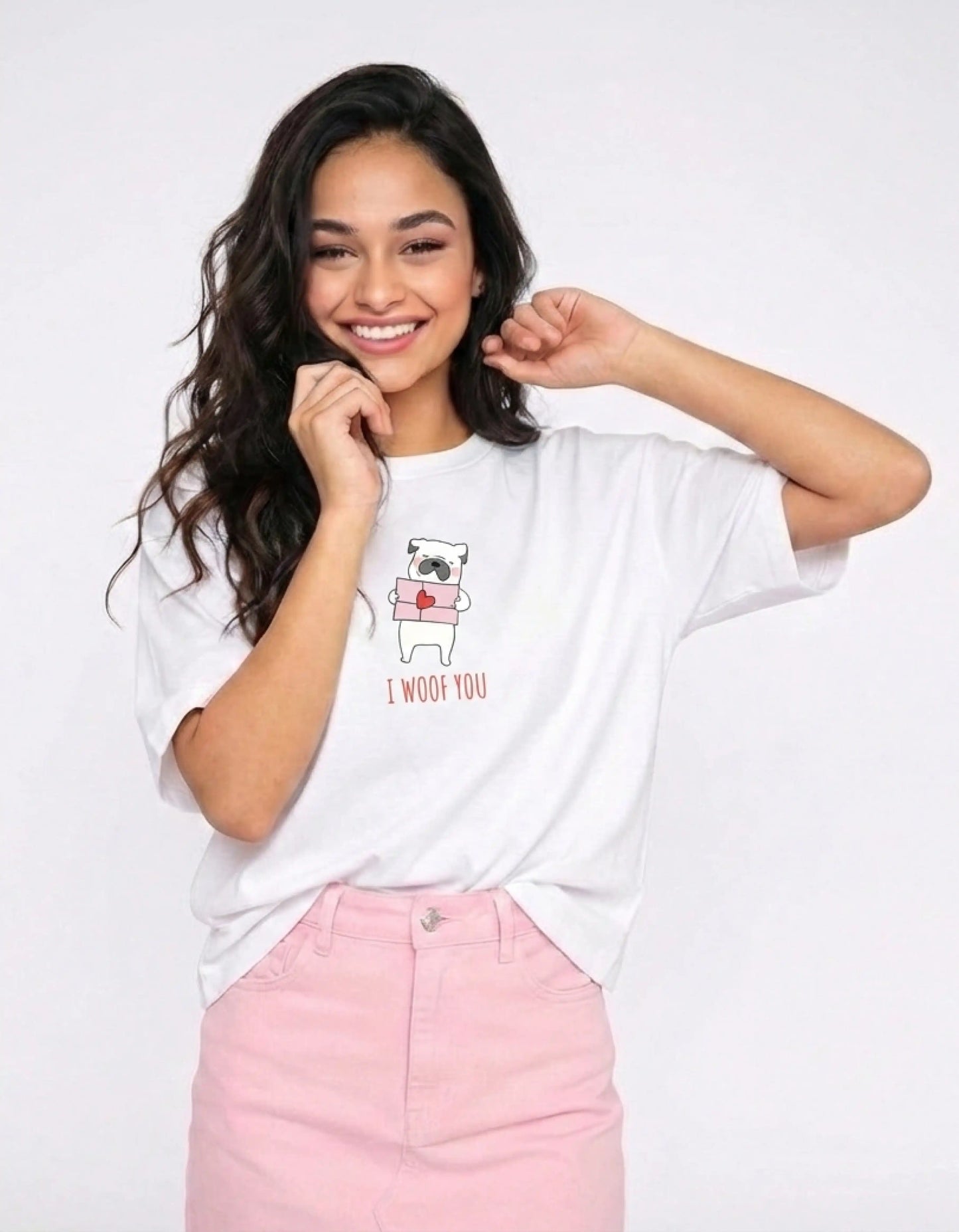I Woof You – Valentine’s Edition Oversized T-Shirt