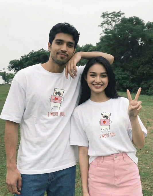 I Woof You – Valentine’s Edition Oversized T-Shirt