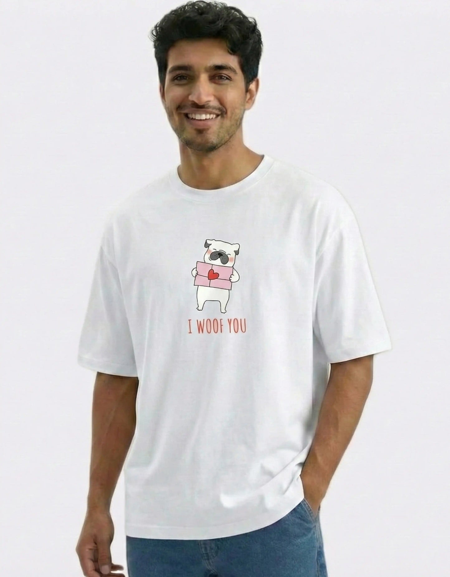 I Woof You – Valentine’s Edition Oversized T-Shirt