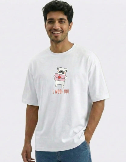 I Woof You – Valentine’s Edition Oversized T-Shirt